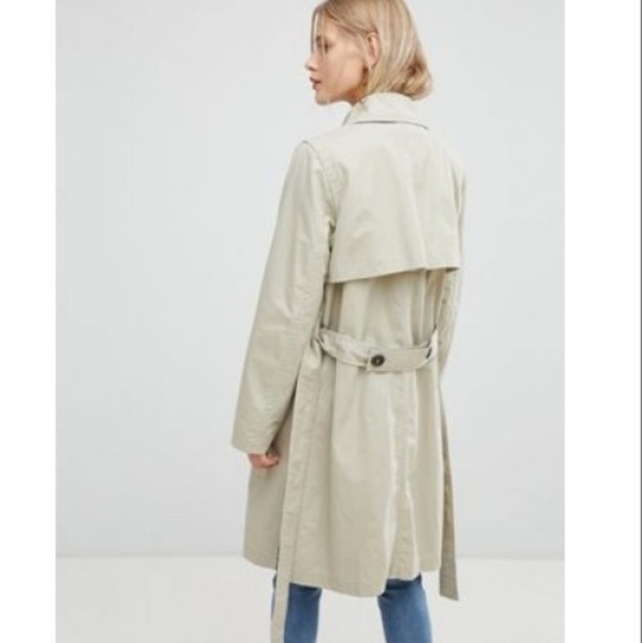 LAST ONE❗CURRENT AIR Anthro Updated Trench Coat - Picture 5 of 8